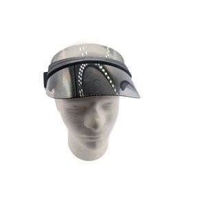 Genesis Branded Adjustable Visor With Tinted Shield Black & Clear Stylish Sun Pr